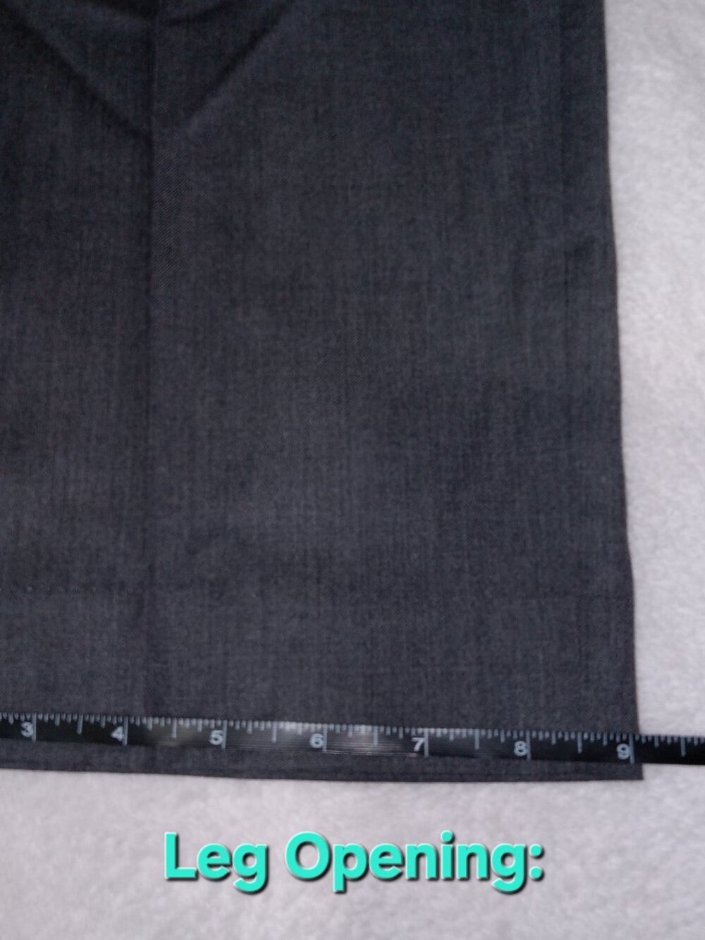 Jos A. Bank 46x30 Tailored Fit 100% Worsted Wool Dress Pants Gray NEW - Picture 11 of 11